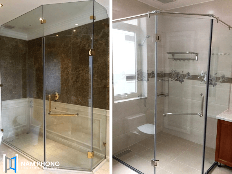 Phòng tắm kính 135 độ