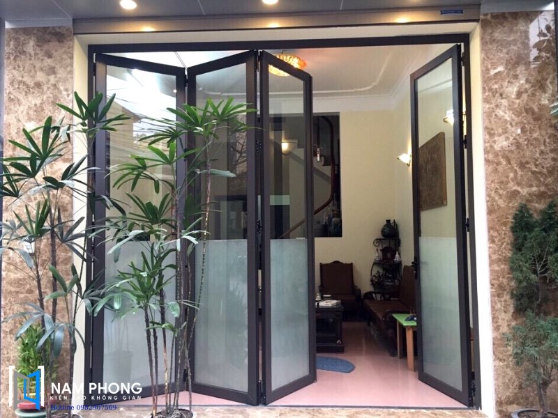 Cửa nhôm XIngfa 4 cánh xếp trượt