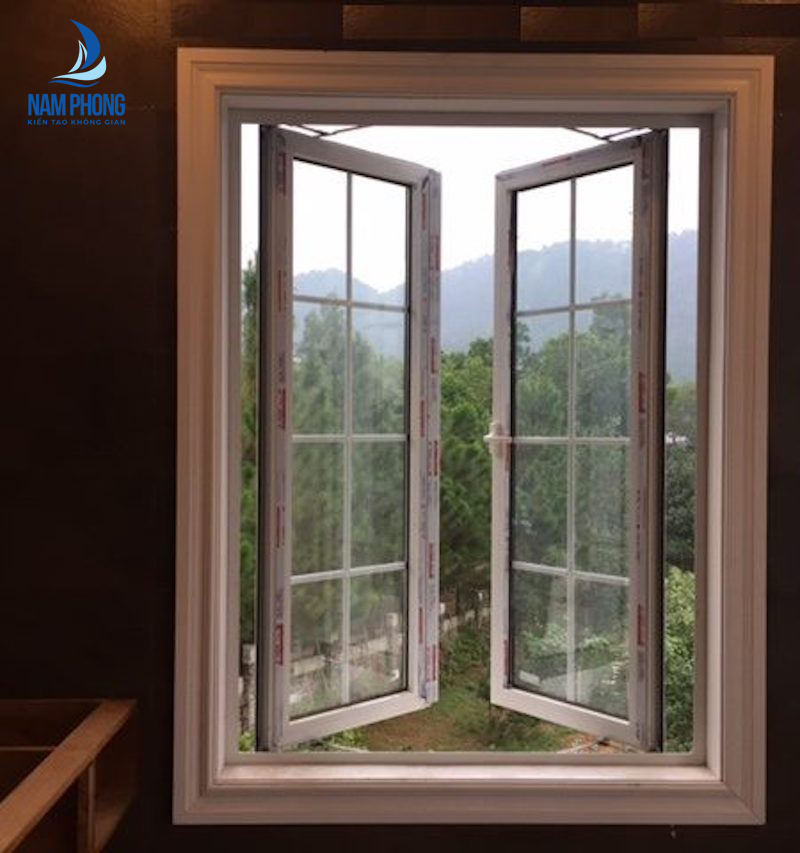 cửa sổ nhôm xingfa 2 cánh