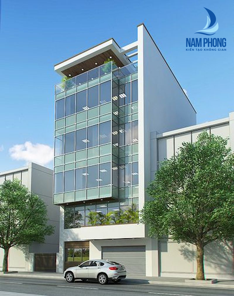 Vách kính mặt dựng cho nhà phố