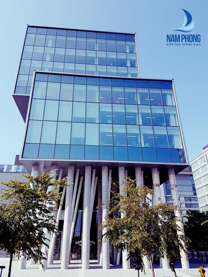 Cấu tạo vách kính cường lực mặt dựng