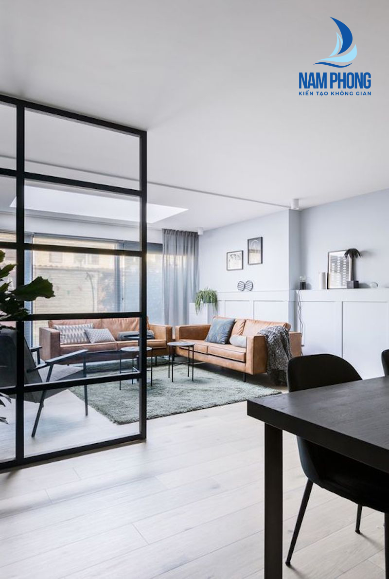 Báo giá vách kính khung nhôm