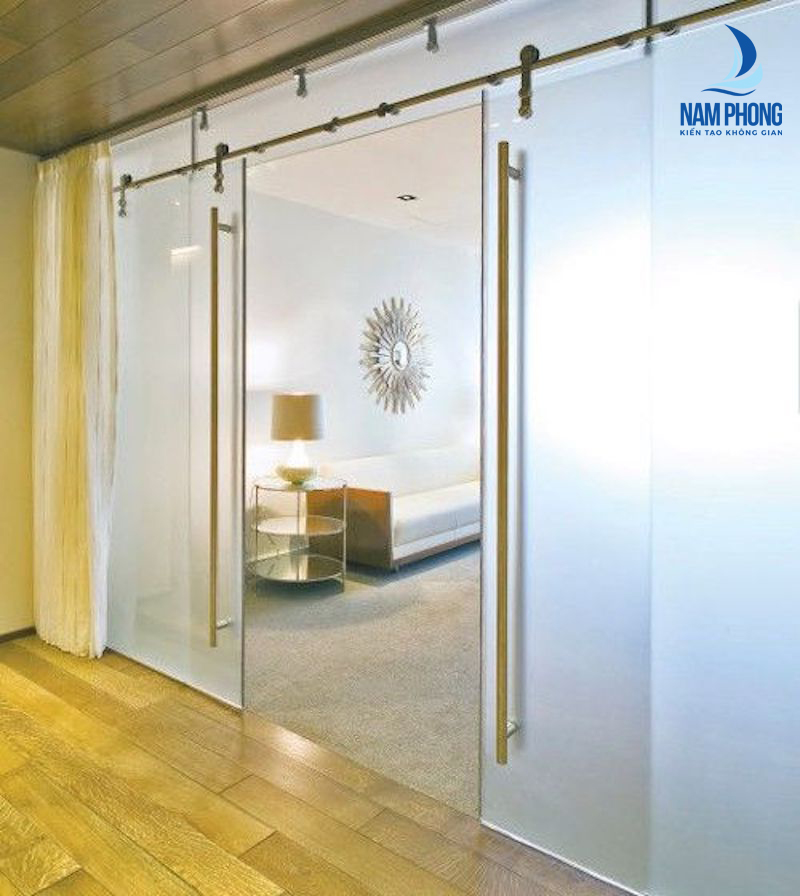 cửa kính lùa treo