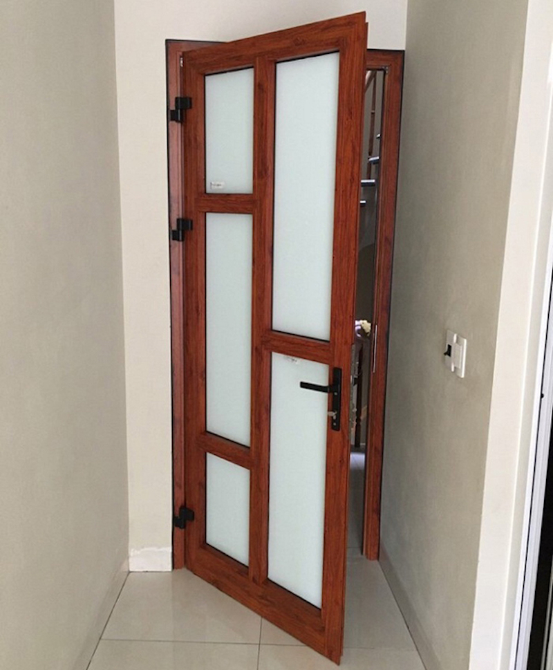Cửa phòng ngủ 1 cánh nhôm xingfa