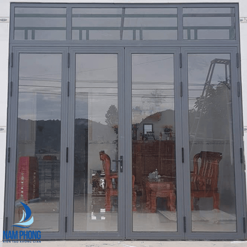 35+ Mẫu Cửa Nhôm Xingfa Màu Xám Ghi Nhập Khẩu Đẹp Nhất 4