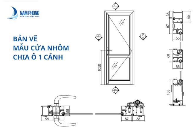 ban ve mau cua nhom chia o 1 canh