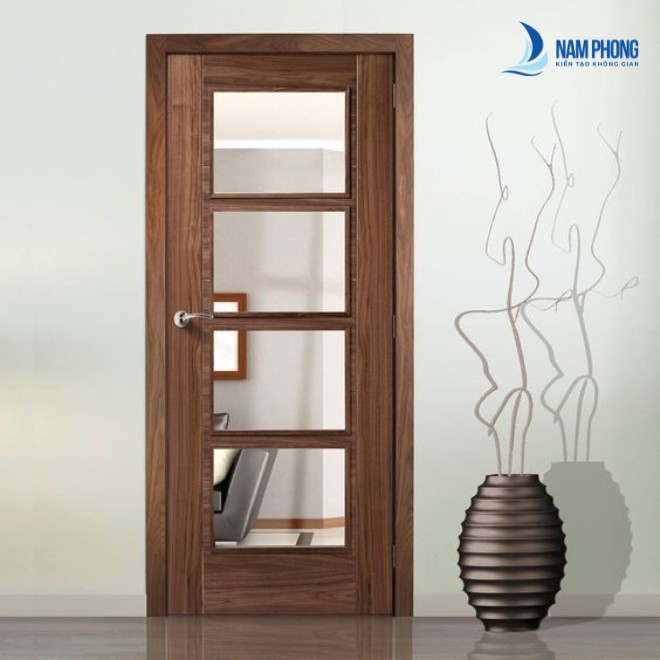 mau cua kinh cuong luc khung go 1 canh