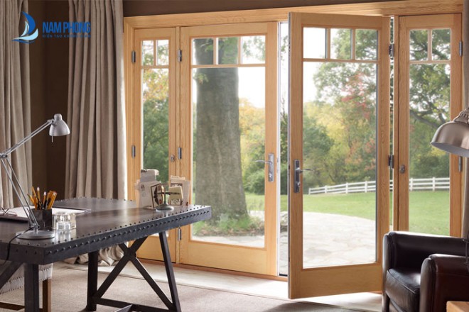 mau cua kinh cuong luc khung go 4 canh