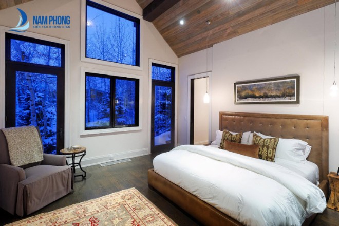 Mẫu cửa sổ sử dụng kính xanh đen