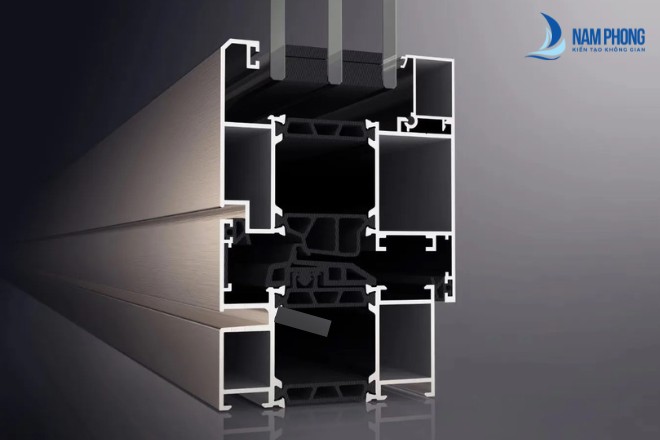 Cấu tạo của vách nhôm kính Xingfa hệ 65