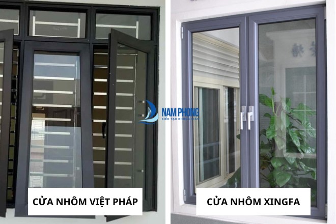 Giải đáp: Nên dùng cửa nhôm Việt Pháp hay Xingfa?