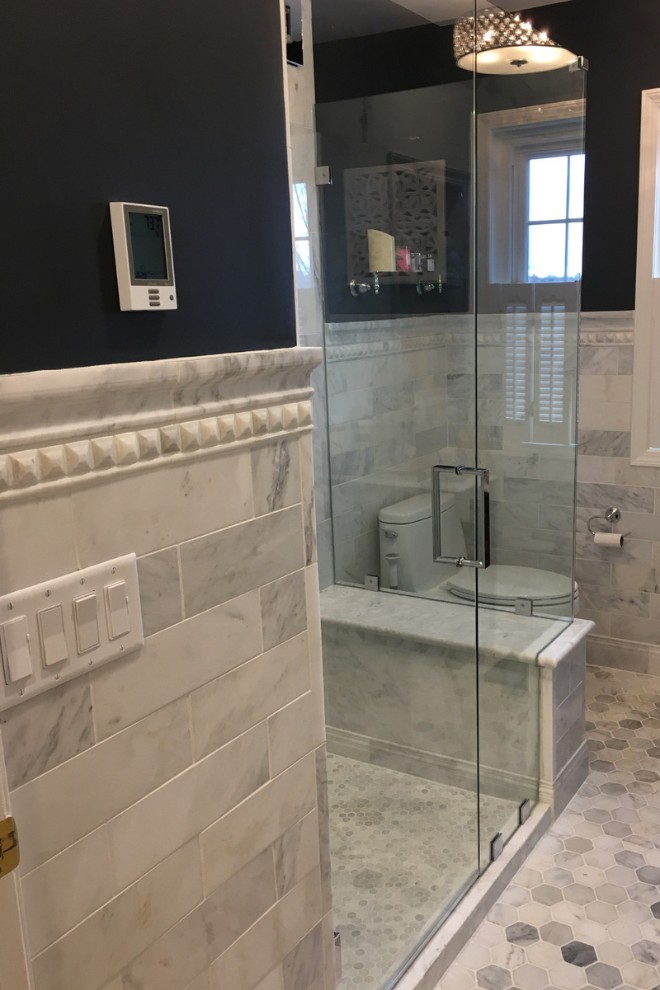 Mẫu vách kính phòng tắm cao cấp, hiện đại