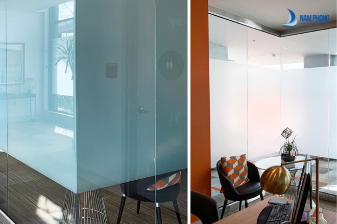 Ứng dụng cửa kính trong văn phòng