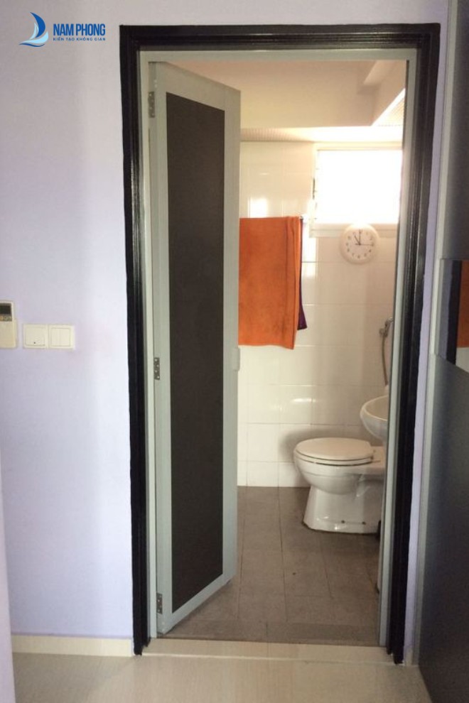 Mẫu cửa nhà vệ sinh thiết kế tối giản hiện đại, đẹp