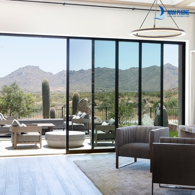 Mẫu cửa phòng khách ra ban công đẹp nhất