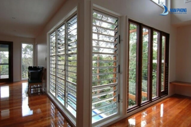 Phân loại cửa chớp lật nhôm kính phổ biến