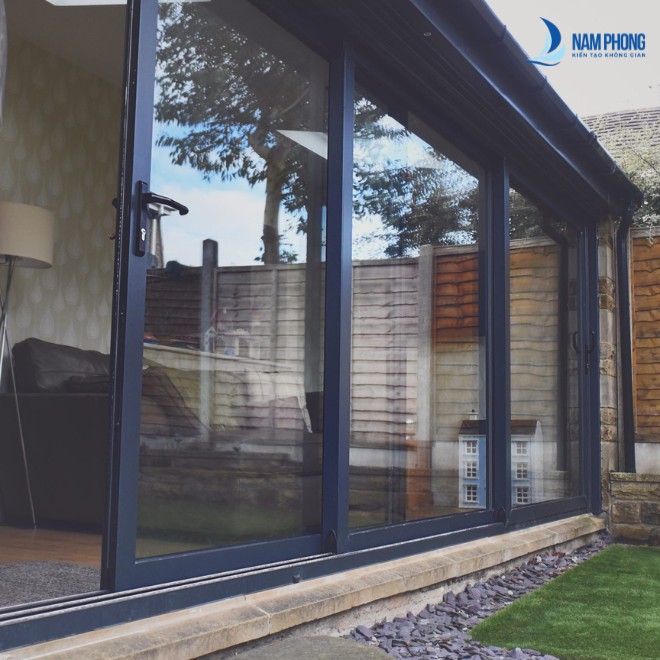 Mẫu cửa đi cánh trượt dễ đóng mở