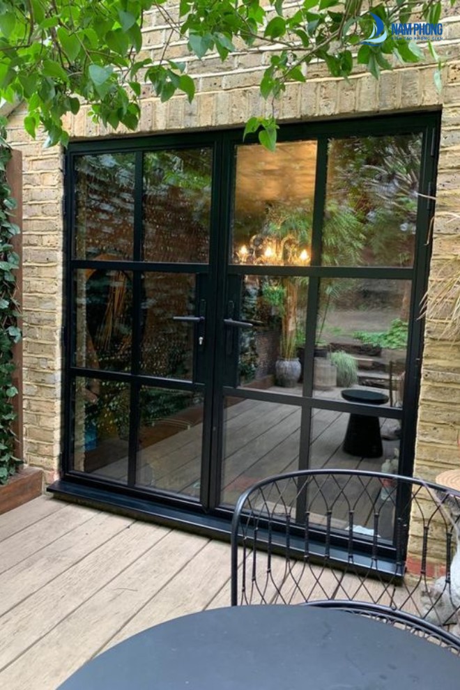 Mẫu cửa nhôm cho quán cafe đẹp