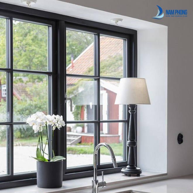 Mẫu cửa sổ chia ô hiện đại