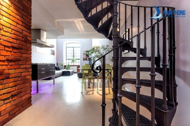 TOP 99+ Mẫu Cầu Thang Sắt Sang Trọng, Đẹp Nhất Năm 2024 Mẫu cầu thang sắt xương cá kiểu dáng thanh mảnh