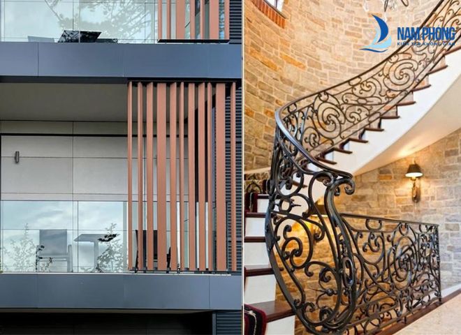 Giải đáp nên làm lan can kính hay sắt tốt hơn?