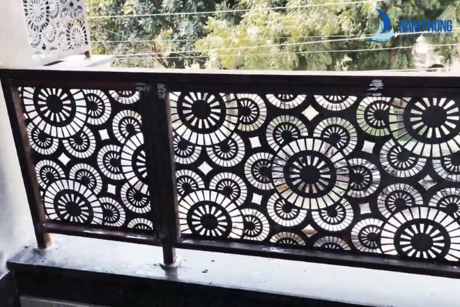 Mẫu lan can CNC chất lượng cho ban công