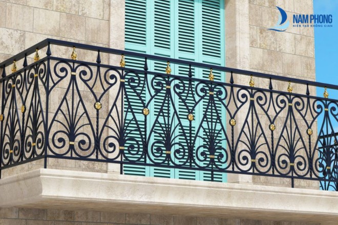 Mẫu lan can ngoài ban công hiện đại được yêu thích nhất