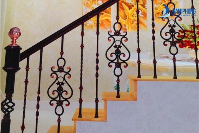Mẫu lan can cầu thang kiểu dáng hiện đại đẳng cấp