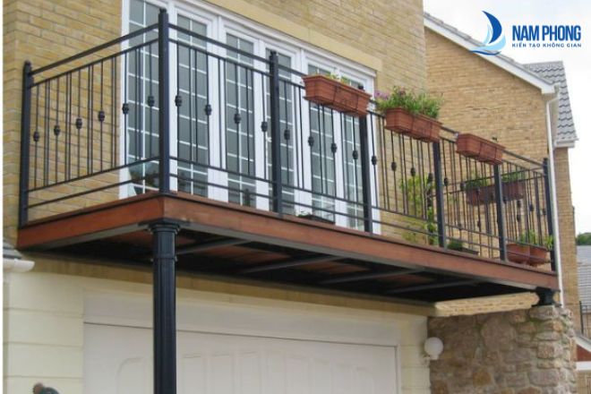 Mẫu lan can ban công sắt cắt CNC độc đáo
