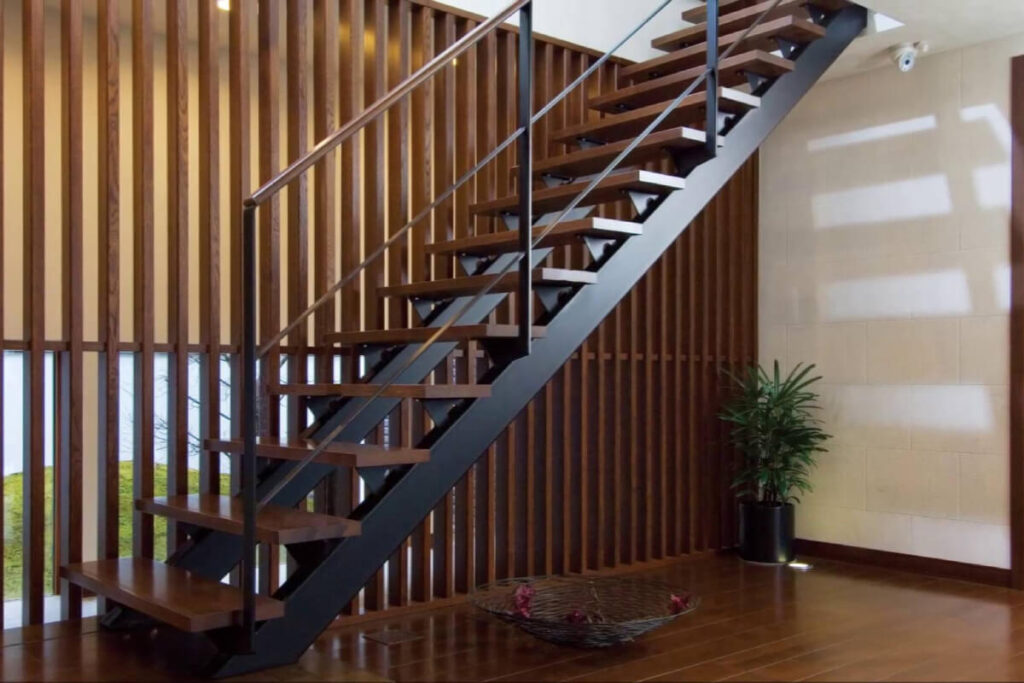 Cầu thang sắt hộp