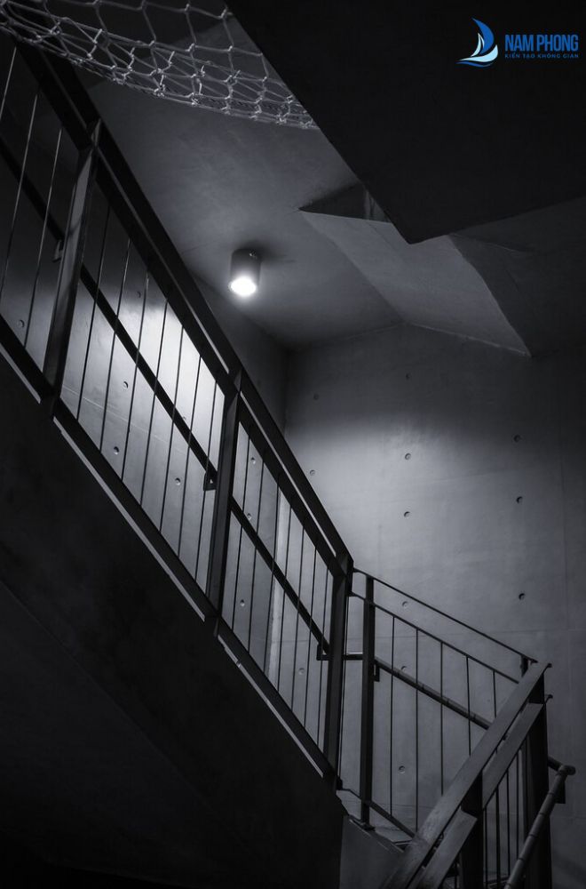 Mẫu cầu thang xương cá đảm bảo an toàn trong nhiều trường hợp khẩn cấp