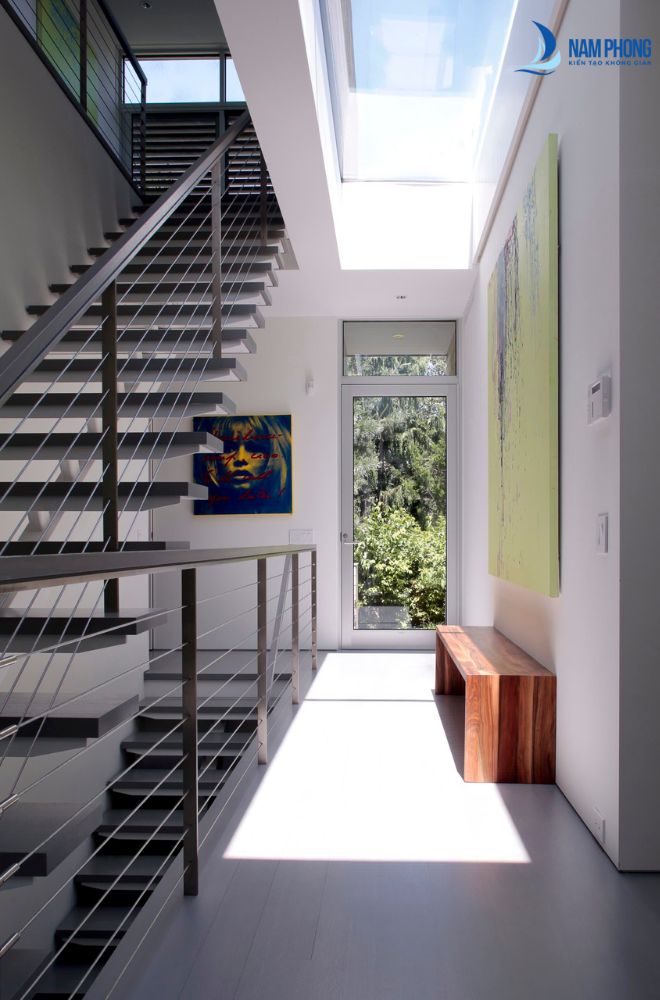 Mẫu giếng trời cho nhà ống giúp tối ưu diện tích không gian