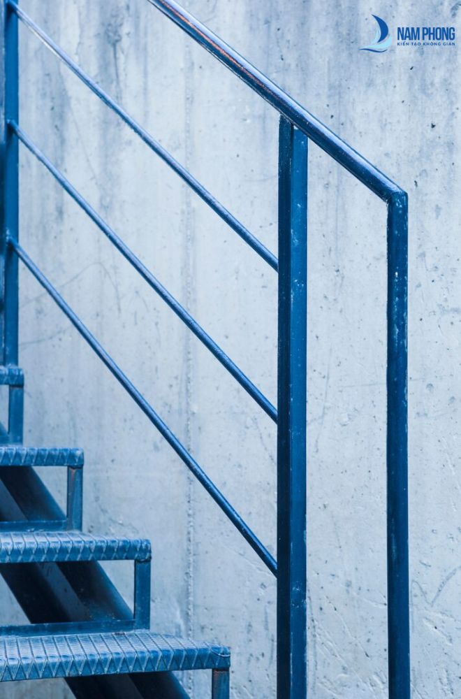 Mẫu trụ cầu thang được tối giản chi tiết giúp tiết kiệm chi phí