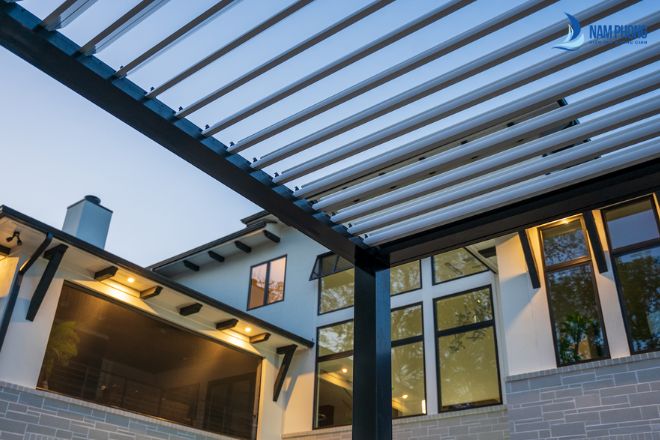 Mái sảnh biệt thư