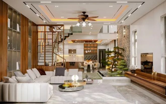 50+ Mẫu Cầu Thang Nhà Ống 5m Đẹp, Hiện Đại & Tối Ưu Không Gian cau-thang-nha-ong-5m