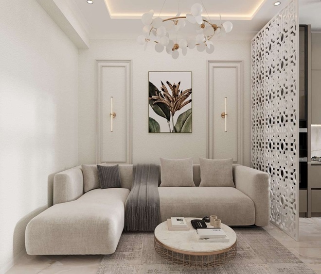 Đa dạng các thiết kế vách ngăn phòng khách và bếp