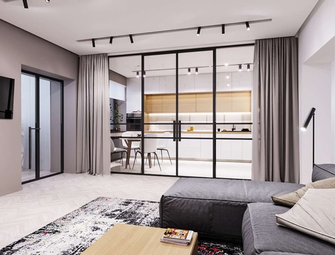 Lợi ích khi sử dụng vách ngăn phòng khách và bếp