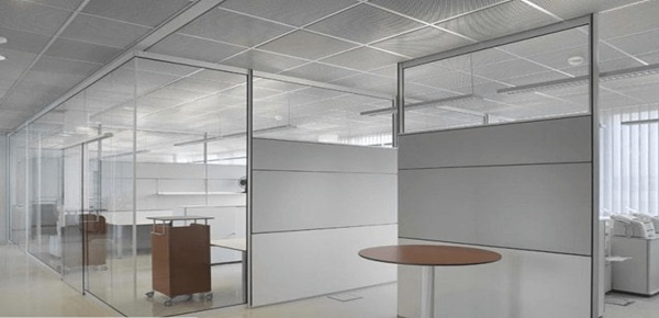 Mẫu cửa kính cường lực dành cho văn phòng