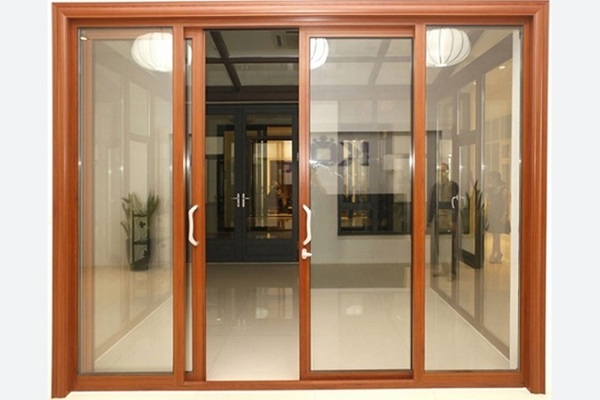 Mẫu cửa kính cường lực khung nhôm Xingfa