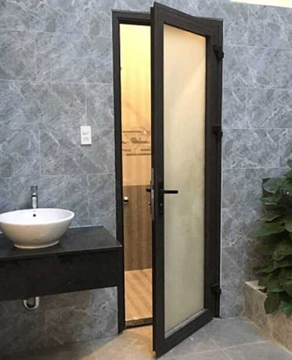 Cửa lùa 1 cánh hoạt động êm ái, ít gây tiếng ồn