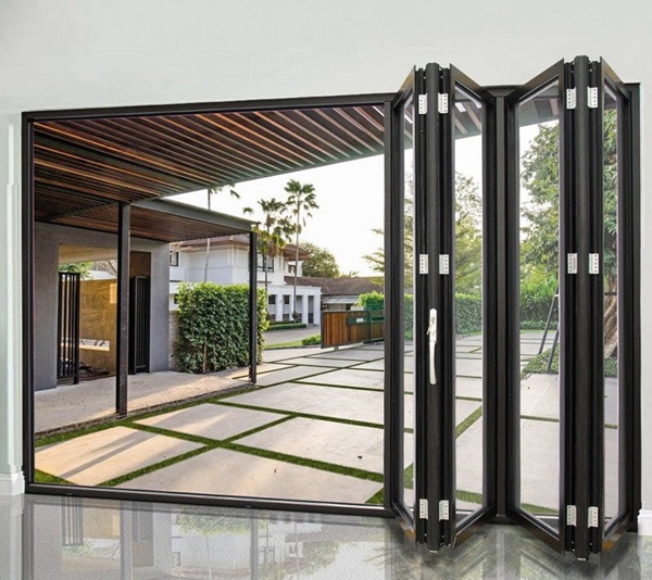 Mẫu cửa lùa xếp trượt cao cấp