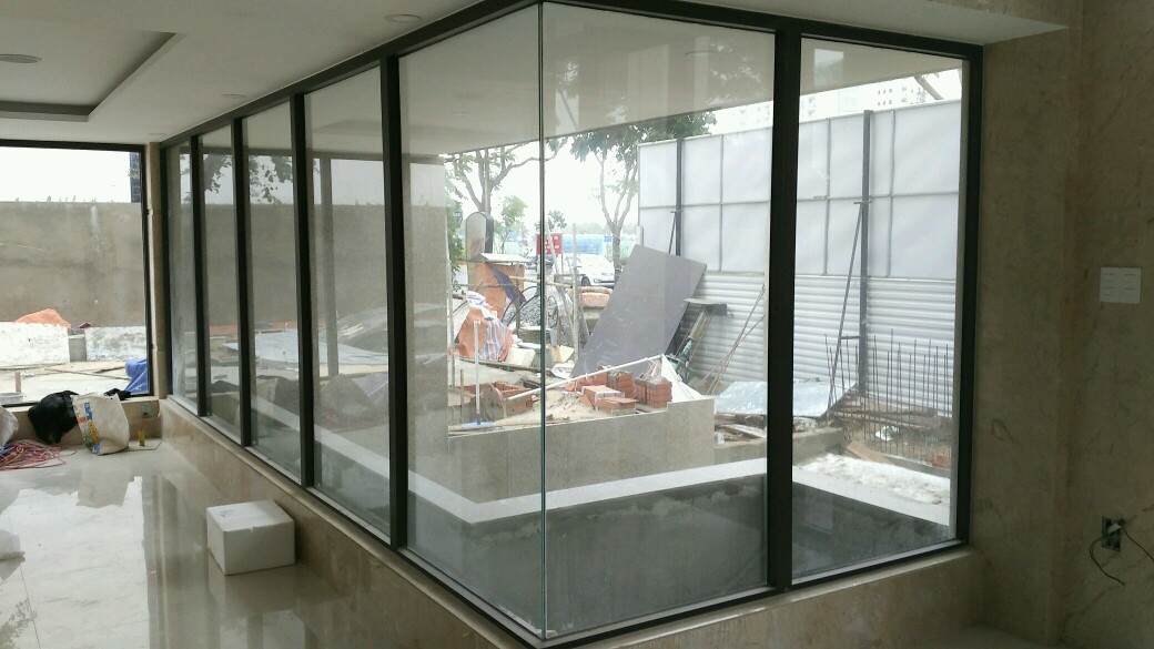 vách nhôm kính Xingfa cho biệt thự